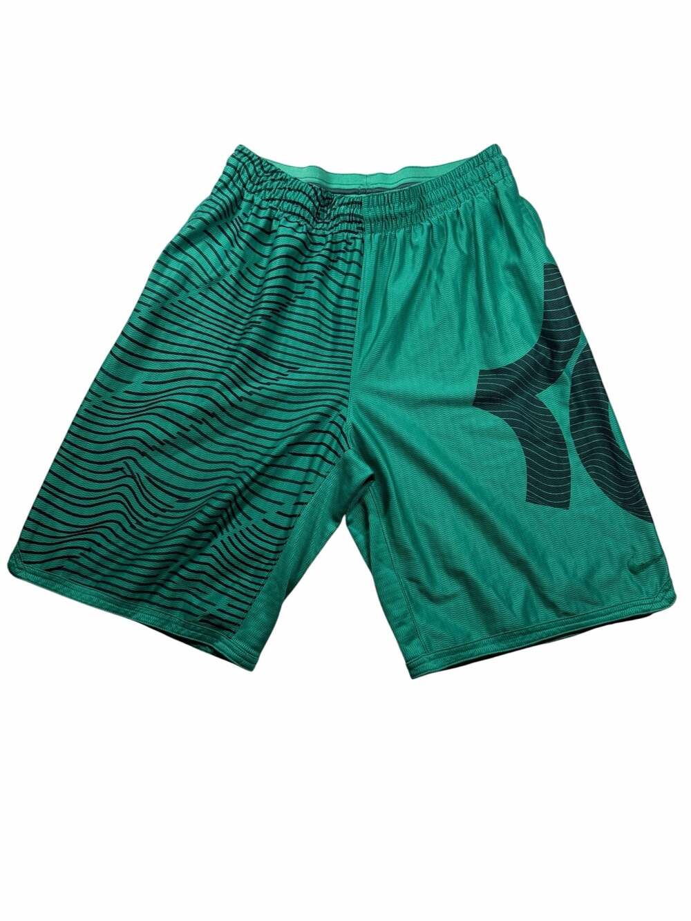 Nike KD Kevin Durant Dri-FIT Basketball Shorts Green Graphic Men’s XL 641306-347